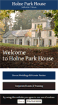 Mobile Screenshot of holnepark.co.uk